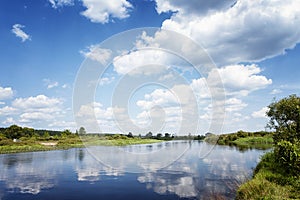 The Berezina River. Belarus.