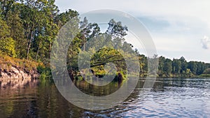 The Berezina River. Belarus