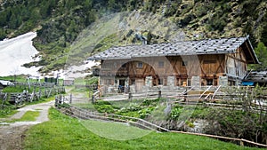 bergalm chalet in jaufental in south tyrol photo