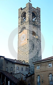 Bergamo Alta beautiful medieval Italian village
