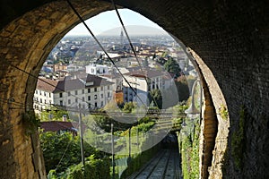 Bergamo - Funicular to the old town