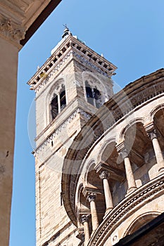 Bergamo, Italy. Details of Basilica of Santa Maria Maggiore