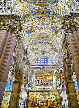 The Basilica di Santa Maria Maggiore. Bergamo, Lombardy, Italy photo