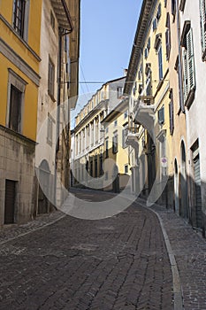 Bergamo, Italy, Pignolo street