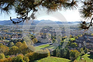 Bergamo - panorama from Remember Park