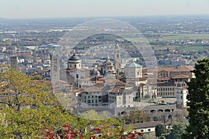 Bergamo - panorama from St. Vigilio Castle