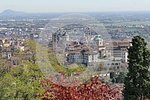Bergamo - panorama from St. Vigilio Castle