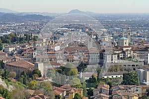 Bergamo - panorama from St. Vigilio peak
