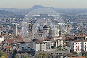 Bergamo - panorama from St. Vigilio peak
