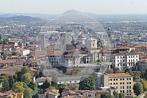 Bergamo - panorama from St. Vigilio peak