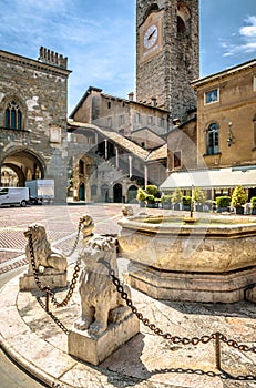 Bergamo in summer, Italy