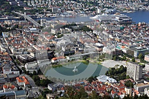 Bergen from above