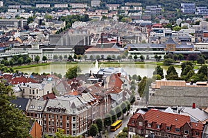 Bergen city center, Norway