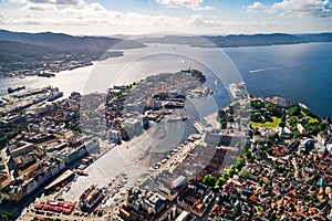 Bergen is a city and municipality in Hordaland on the west coast of Norway. Bergen is the second-largest city in Norway