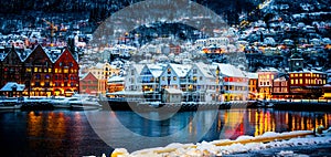 Bergen city in Norway