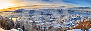 Bergen city panorama