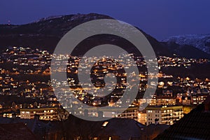 Bergen at Night