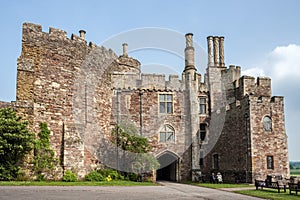 Berkeley Castle in county of Gloucestershire, England. Built to defend the Severn Estuary