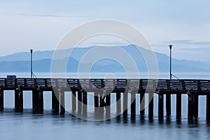 Berkeley Pier and Mount Tamalpais