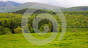 Berkshires in western massachusetts landscape photo