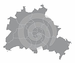 Berlin administrative map