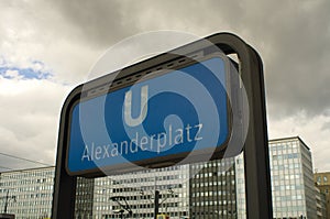 Berlin Alexanderplatz with TV tower