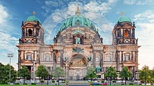 Berlin, Berliner dom at day, nobody