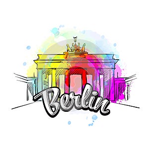 Berlin Brandenburg Gate Cover Art