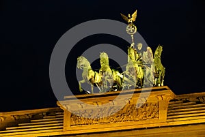 Berlin Brandenburg Gate night