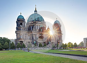 Berlin Cathedral (Berliner Dom) famous landmark in Berlin City, Germany