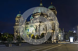 Berlin Cathedral at night (Berliner Dom), Berlin