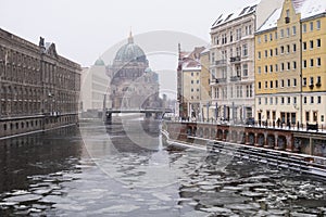 Berlin Cathedral winter