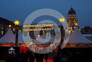 Berlin christmas market Gendarmenmarkt