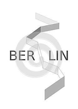 Berlin city is divided into Eastern and Western Part