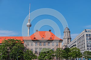 Berlin city, Germany, Europe. Cityscape, TV Tower