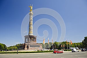 Berlin city views of the Victory Column