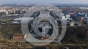 Berlin Data Center High Performance Computing Aerial.
