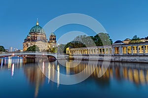 The Berlin Dom at dusk