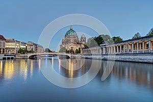 The Berlin Dom and the river Spree