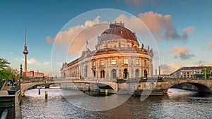 Berlin downtown city skyline, cityscape of Germany