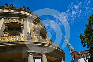 Berlin Ephrain Palais detail and Nikolaikirche photo