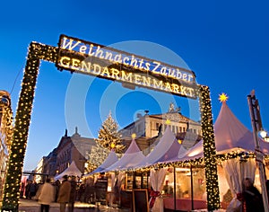 Berlin gendarmenmarkt christmas market photo