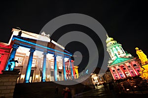 Berlin, Gendarmenmarkt illumination