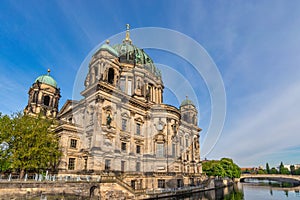 Berlin Germany, at Berlin Cathedral (Berliner Dom) and Spree River