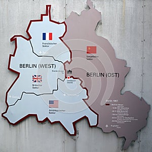 Berlin sharing during the cold war map