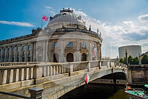 Berlin, Germany: The Bode Museum on the museum island in the Mitte district of Berlin