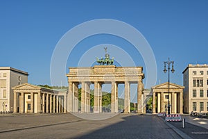 Berlin Germany, at Brandenburg Gate (Brandenburger Tor)