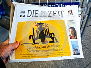 Die Zeit press in Berlin Germany