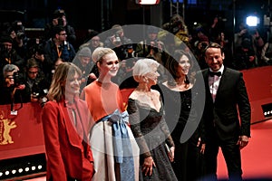 Red carpet of 68th Berlinale Film Festival 2018