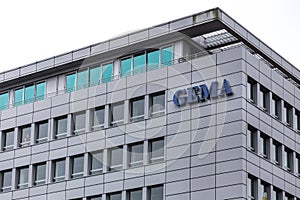 Berlin, berlin/germany - 23 12 18: gema building in berlin germany